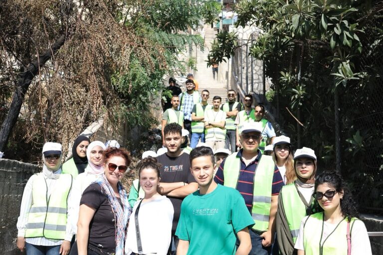 Youth Initiative to Beautify the Stairs of Ras Al-Ain Municipality in Nablus