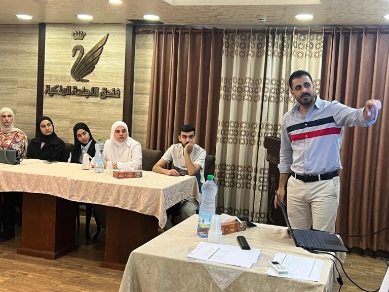 UN-Habitat Program and Ministry of Local Government, in collaboration with the Witness Center, hold training on safe and inclusive public spaces in Palestine from a media perspective