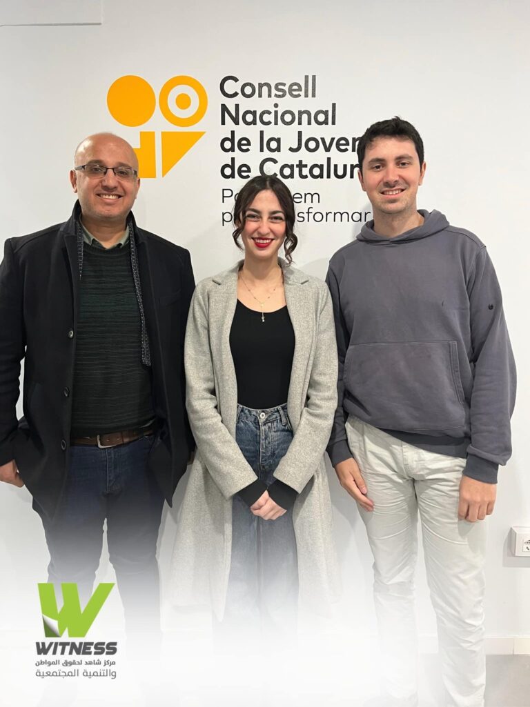 Witness Center delegation meets with The National Youth Council of Catalonia and the Spanish Youth Council in Barcelona City